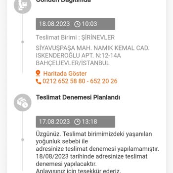 MNG Kargo Şirinevler Bahane Üretip Kargoyu Habersiz Başkasına Teslim