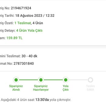 Migros Teslimat Suresinin Uzunluğu