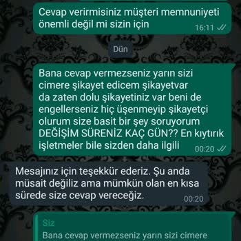 Kremlin.co Kremlin. Outlet1 Müşteri Memnuniyeti Sıfır