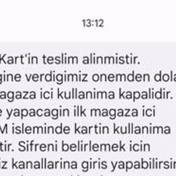 Akbank Kartın Teslim Edilmemesi