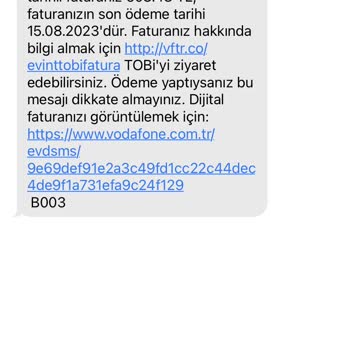 Vodafone Evde İnternet Hizmeti Sorunu