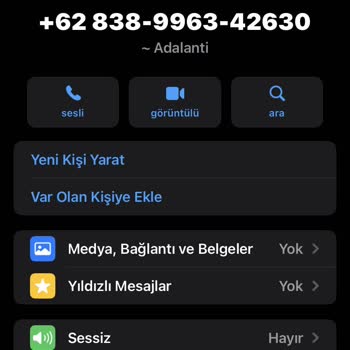 WhatsApp Yurt Dışı Mesaj!
