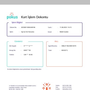 Pokus Paramı İade Etmiyor