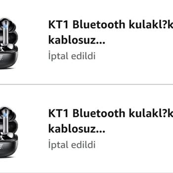 Amazon Siparişimi İptal Etti