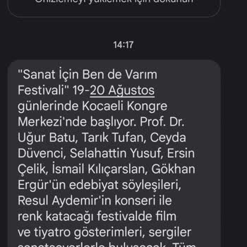 Kocaeli Büyükşehir Belediyesinin Tanıtım Mesajları