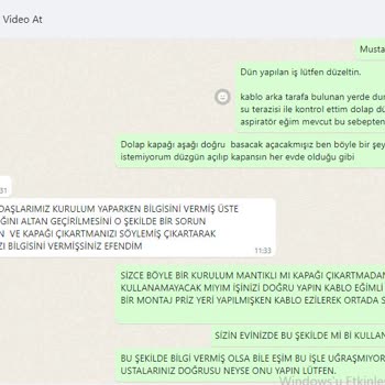 Kumtel Aspiratör Kurulum Montaj Pişmanlığı