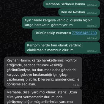 Konfor Halı Kargo Fişi Kesilip Gönderilmeyen Ürün
