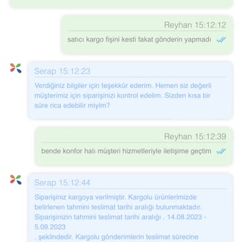 Konfor Halı Kargo Fişi Kesilip Gönderilmeyen Ürün