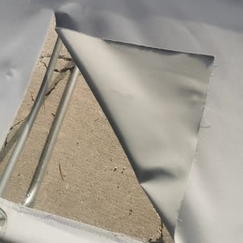 Two Sun Loungers from Bauhaus, Brand Sunfun, Ripped Like Paper