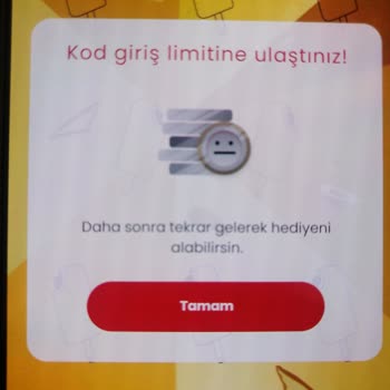 Algida Kazan Uygulama Limit Hatası