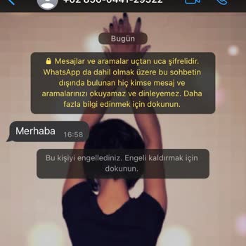 WhatsApp'tan Yurt Dışı Mesajı