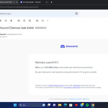 Discord.com Nitro Geri İade Gelmedi