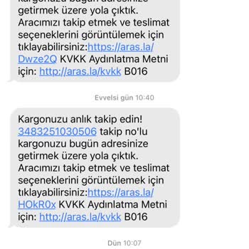 Aras Kargo Kapıda Kredi Kartı Ödeme İçin Nakit İstiyor