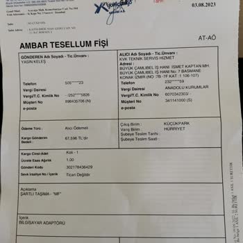 Yurtiçi Kargo Paketi Teslim Etmeden Açtırıyor