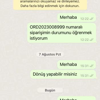 Hoover 1 Ay Oldu Ödemesini Yaptığım Ürünü Teslim Almadım