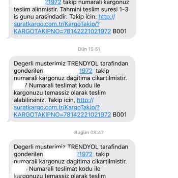 Sürat Kargo Kargomu Teslim Etmiyor! Yazıklar Olsun!