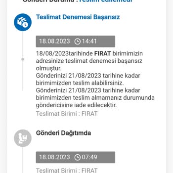 MNG Kargo Teslim Edilemedi Ve Teslim Almazsanız İade Edilecek