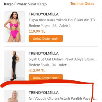 Trendyol Eksik Ürün Teslimatı