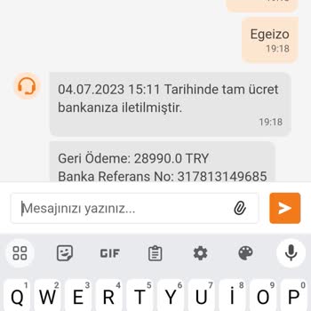 Akbank Kredi Kartına İade Edilmeyen Tutar
