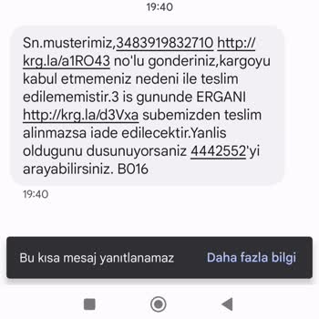 Aras Kargo Paket Dağıtımı Yapmıyor