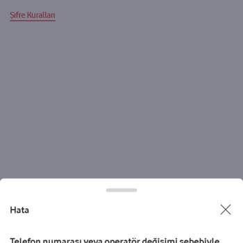 Vodafone Pay Yeni Üyelik Kabul Etmiyor