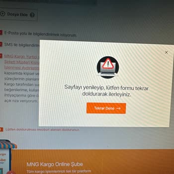 MNG Teslim Alım Yapmayan Kargo