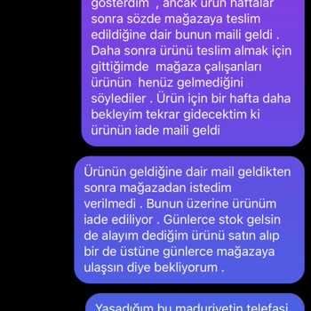 Mango Mağaza Sipariş Ürünü