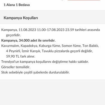Trendyol Yemek Canlı Destek Yanlış Bilgi