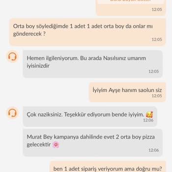 Trendyol Yemek Canlı Destek Yanlış Bilgi