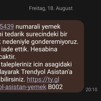 Trendyol Yemek Siparişinizi 45 Dakika Bekletip İptal Ediyor
