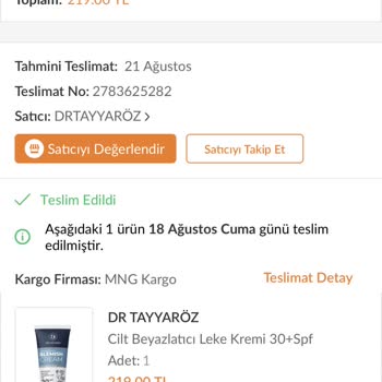 MNG Kargo Ürünümü Başka Birisine Teslim Etti