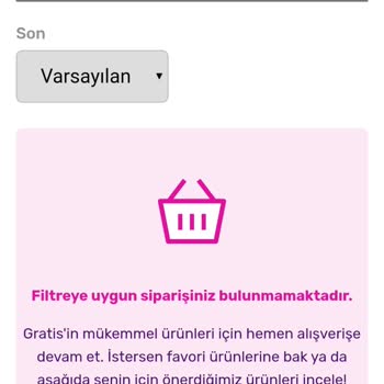 Gratis Online Sipariş Problemi