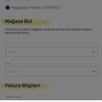 Gratis Mağazaya Teslim Hakkında