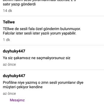 Tellwe Destek Sıfır Hizmet Yok