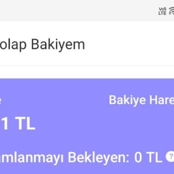 Dolap Eksik Para Hesabıma Geldi