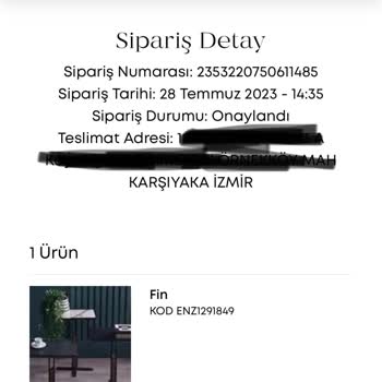 Enza Home'un Hizmetleriyle İlgili Şikayetim