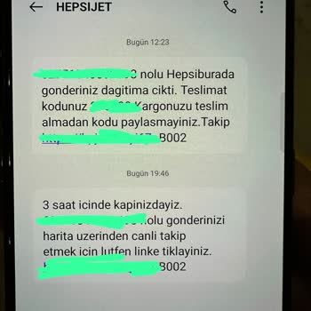Hepsijet Kapınızdayız Deyip Ürünümü Getirmiyor!