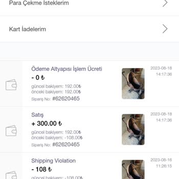 Gardrops Ücret Kesintisi Shipping Violation!