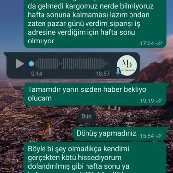 Mio Grande Ürünü Göndermediler İletişim Kuramıyorum