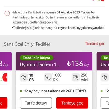 Vodafone %147 Artış Oranı 😡