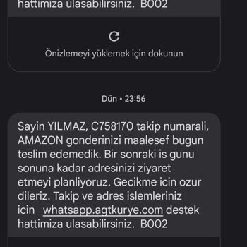 AGT Kurye Firması Ürünümü Teslim Etmiyor