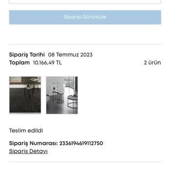 Enza Home Online Alışveriş Teslim Edilmedi