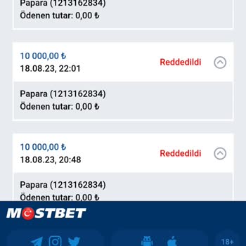 Mostbet Casino Ödeme Sorunu