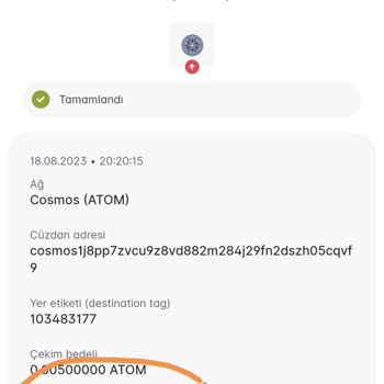 Binance Atom Eski Adresine Atom Gönderme