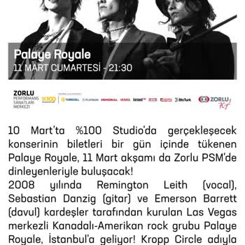 Passo Palaye Royale Konseri Hakkında Bilgi Yok