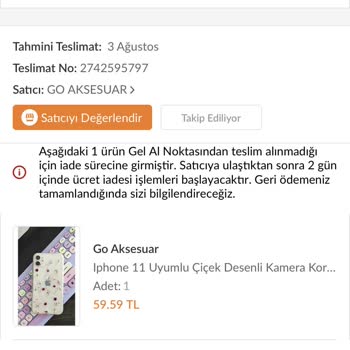 Trendyol 15 Gündür Para İademi Yapmıyor