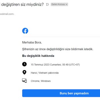 Facebook Hesabım Yabancı Kişilerin Eline Geçti