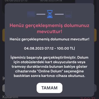 Alanya Kent Kart Online Dolum