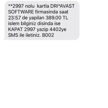 Avast Software İzinsiz Para Çekme