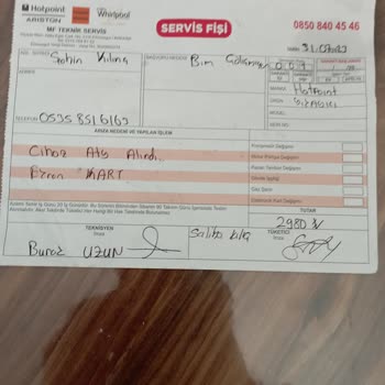 Vestel Servis Vasatlığı Sorun